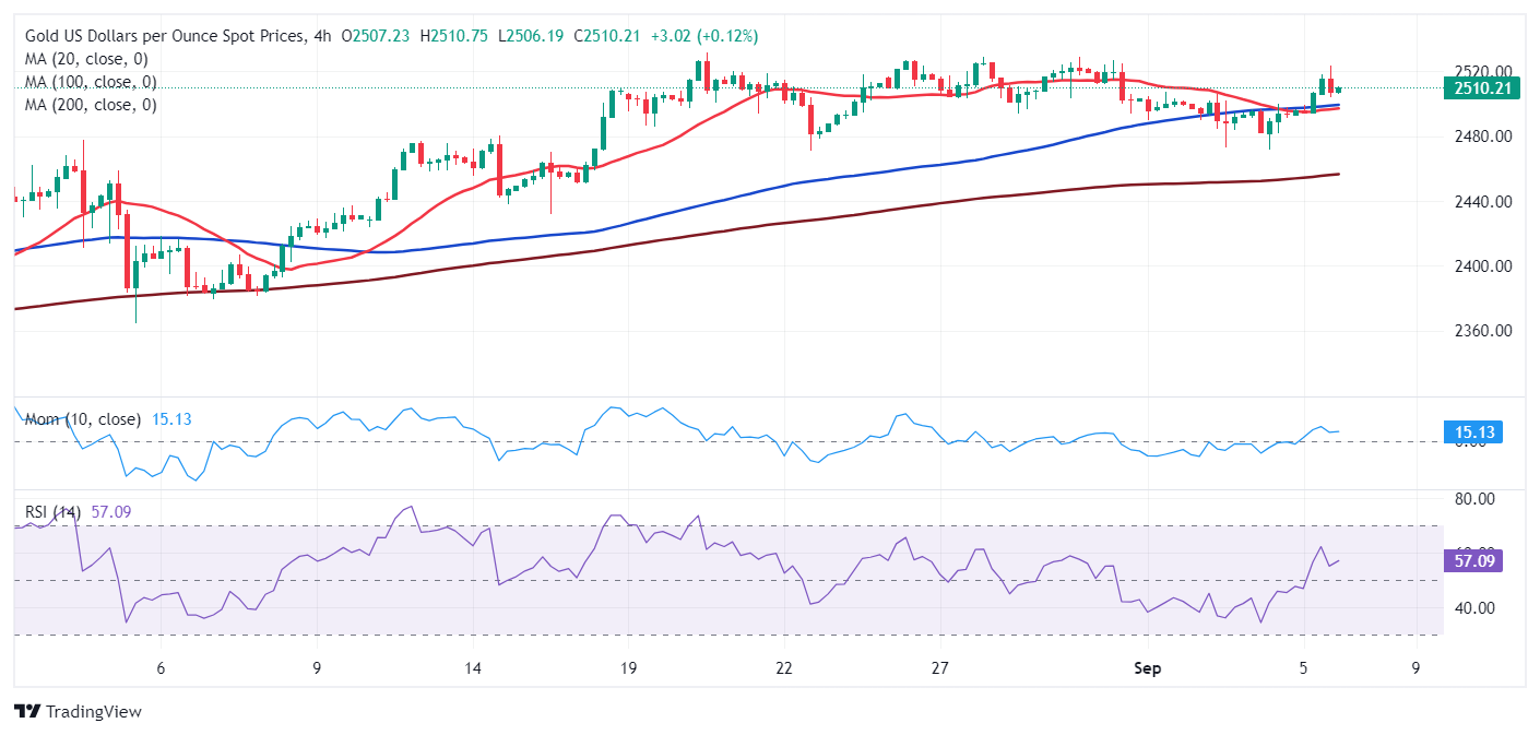 XAU/USD当前价格：$2,510.25_TMGM外汇平台