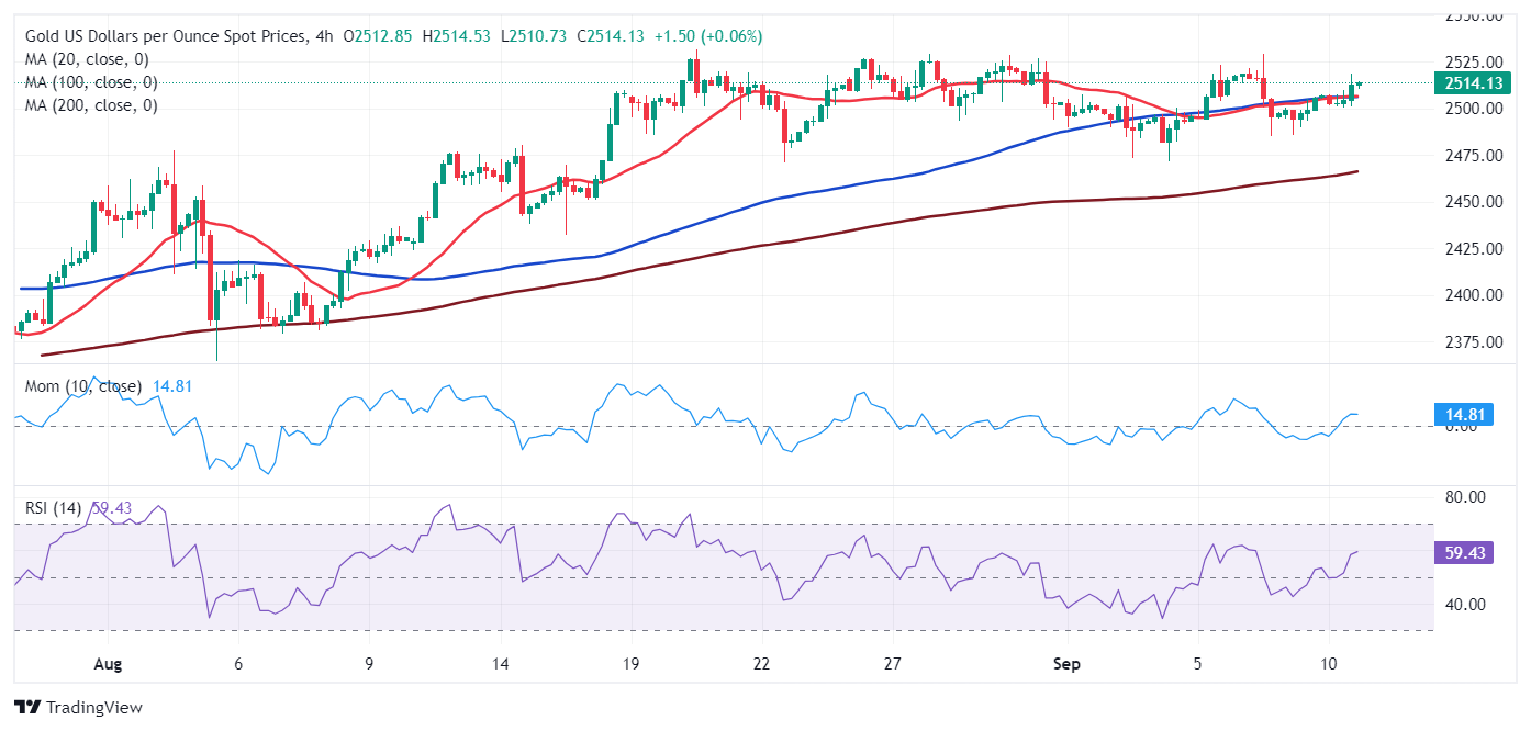 XAU/USD当前价格：2,514.13美元_TMGM外汇平台