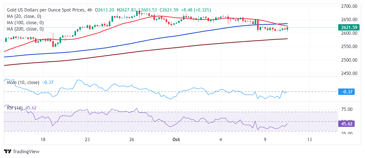 XAU/USD当前价格：$2,621.68_TMGM外汇平台